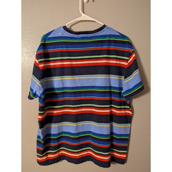 Polo Ralph Lauren T-Shirt Mens Large Striped Pocket Tee Classic Fit Multicolor - Picture 3 of 6